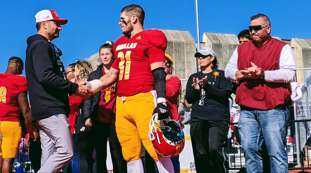 Pitt State's PJ Sarwinski (Galena HS) has been named 1st team All-MIAA at linebacker.