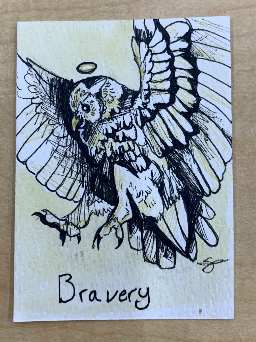 Clouded_Purpose's tweet photo. Artist trading cards (20/20) 
——————
This is for school 
——————
#inked #ink-drawing #ink #inkartist #inks #inksketch #inkillustration  #inksketchbook #inksketches #inksketcher #inksketchings #inkpen #inkpenart #inkpendrawing #inkpensketch #sketch #sketching #art 
#illustration https://t.co/IOifaTcE7P