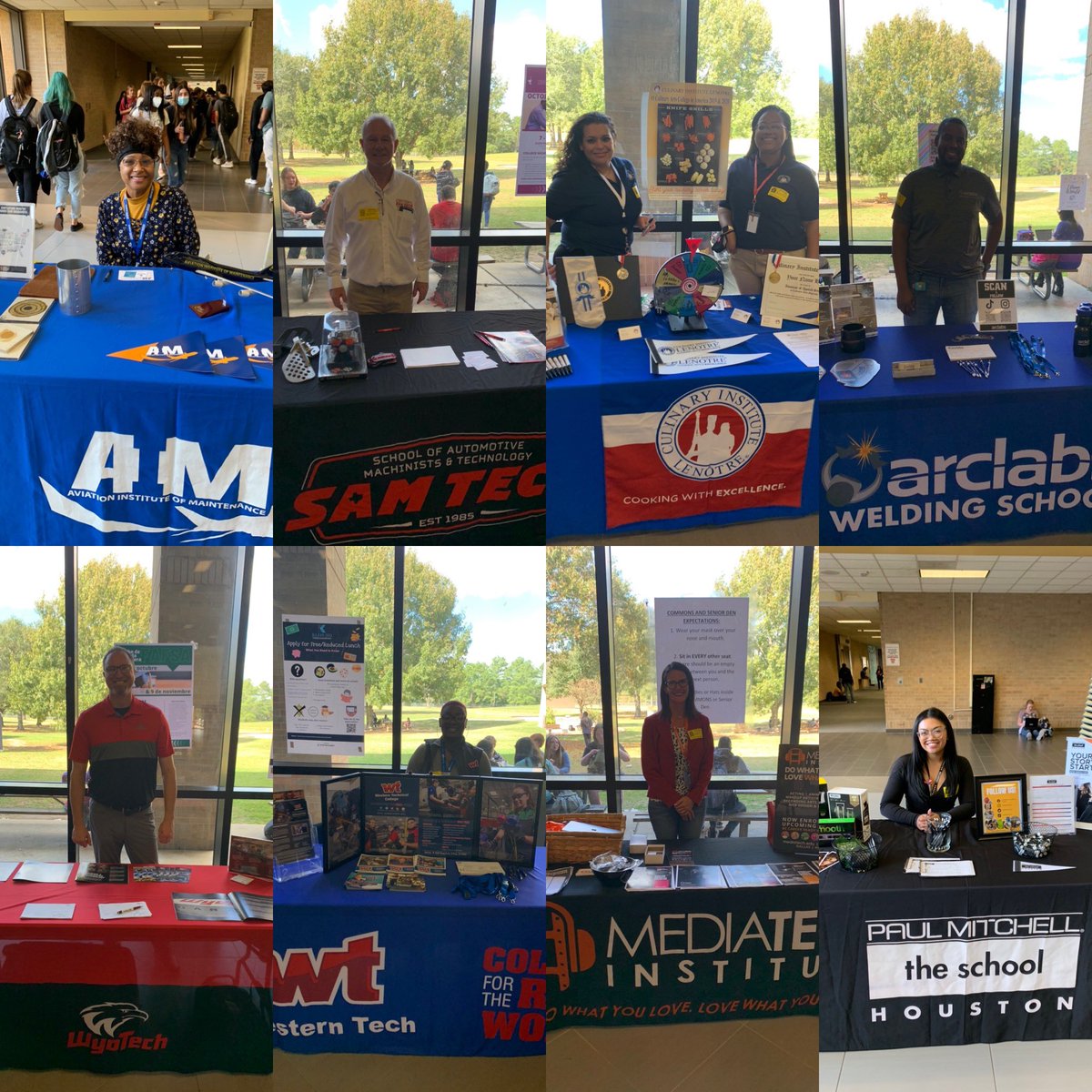 We had a great turnout today for our <a href="/KleinOak/">Klein Oak HS</a> Career and Technical School Fair! A big thanks to <a href="/SAMTechEDU/">School of Automotive Machinists & Technology</a> <a href="/PaulMitchellEdu/">Paul Mitchell Schools</a> <a href="/arclabshouston/">Arclabs Houston</a> <a href="/MediatechH/">MediaTech Institute - Houston</a> <a href="/wyotech/">WyoTech</a> <a href="/wtcep/">Western Technical College</a> <a href="/AviationAIM/">Aviation Institute of Maintenance</a> #beprepared <a href="/GenerationTexas/">Generation TX</a> <a href="/kohscounselors/">KOHS Counselors</a> <a href="/KISD_Counselors/">Klein ISD Counselors</a>