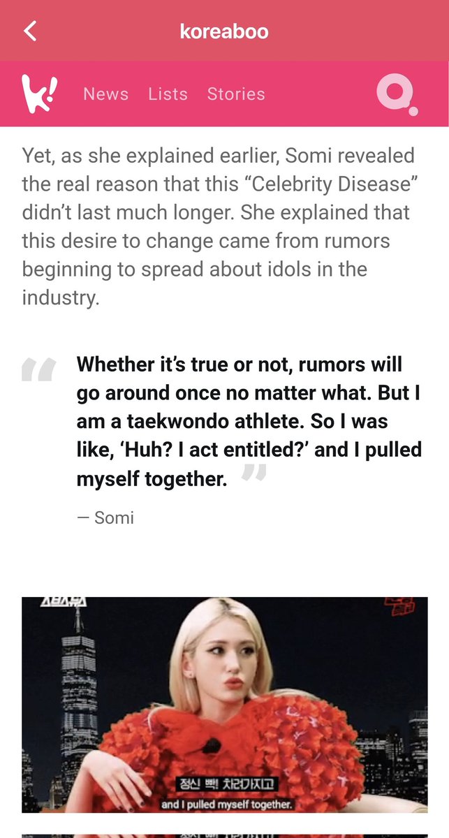 theQoos_'s tweet photo. [K-Pop NEWS] DAILY RECAP | 11/16/21

[News/koreaboo] Somi Admits That She Once Suffered From “Celebrity Disease” During Her Time In I.O.I, And Here’s What Happened

#SOMI #IOI #MMTG
More On📲: https://t.co/vo6h4evFt4 https://t.co/shjDOnPqQD