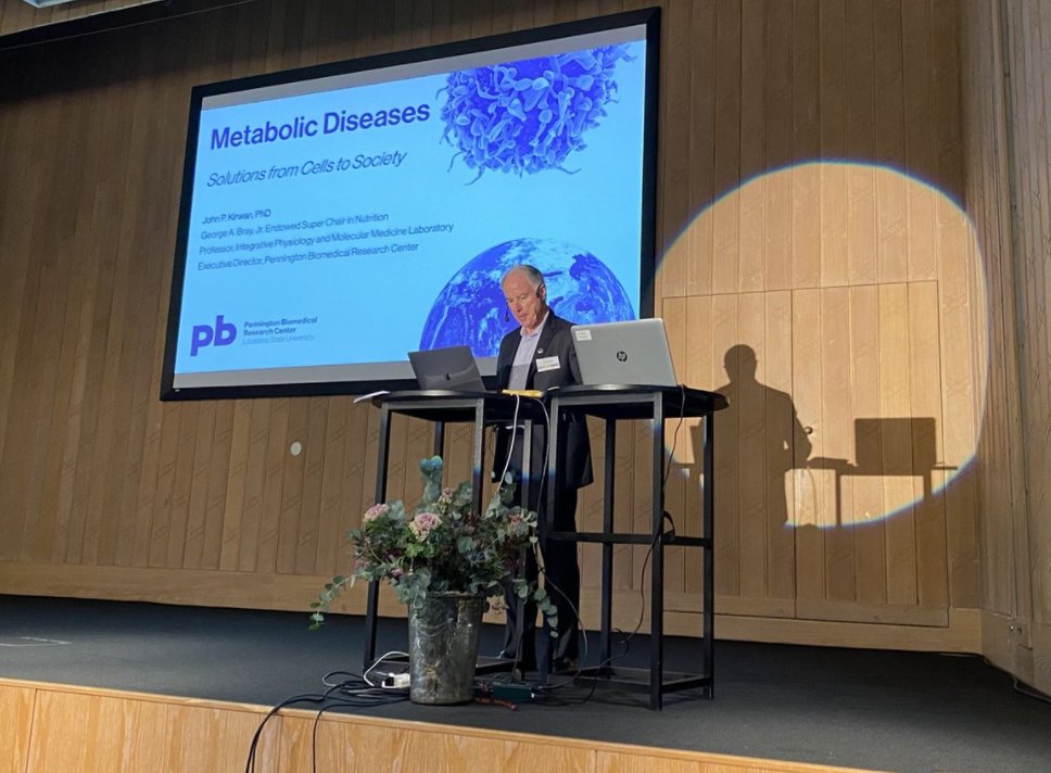 Wow, what an incredible retreat. It was an honor to speak at this year's @srp_diabetes retreat in Stockholm! Thank you, @JuleenRZierath for allowing me to shed light on the exciting #research our amazing @PBRCNews team is doing to solve the #obesityepidemic.