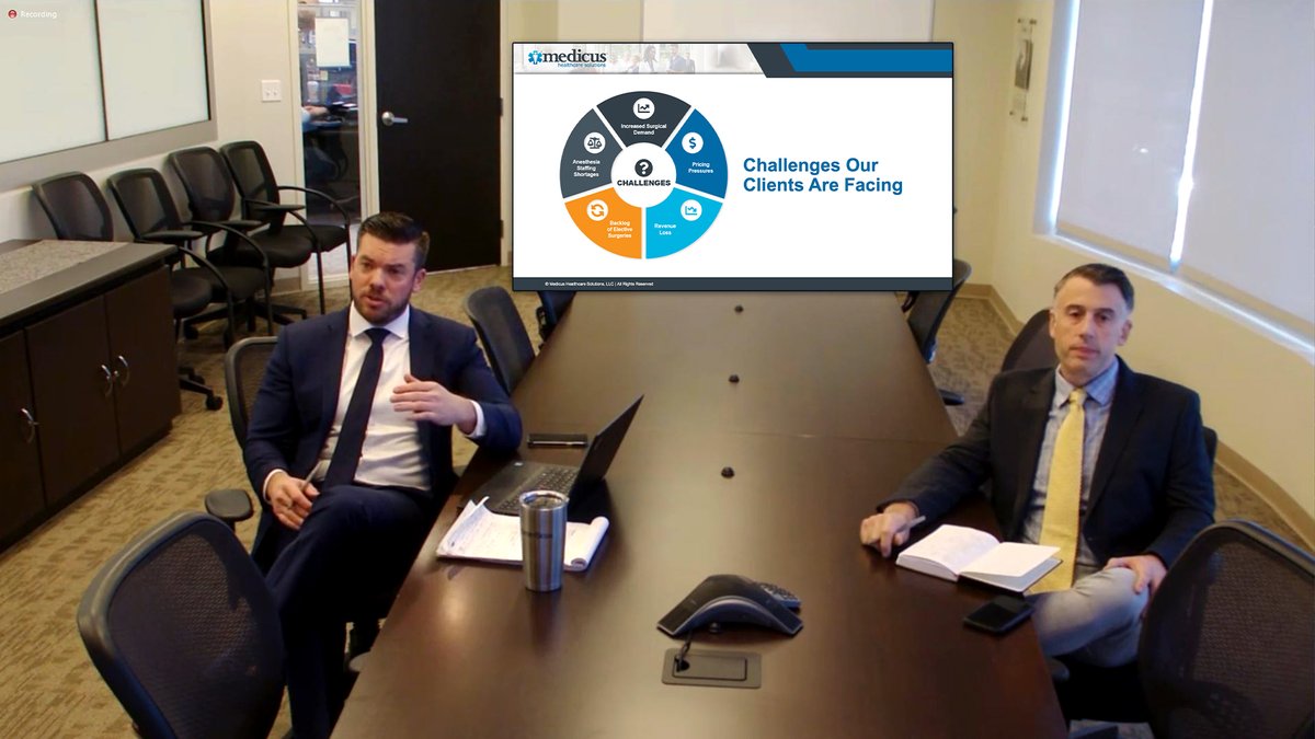 Today, John and George presented ways of overcoming Anesthesia staffing challenges to healthcare leaders at the MGMA DX Conference. We are looking forward to virtually exhibiting again tomorrow! #MPE21 DX