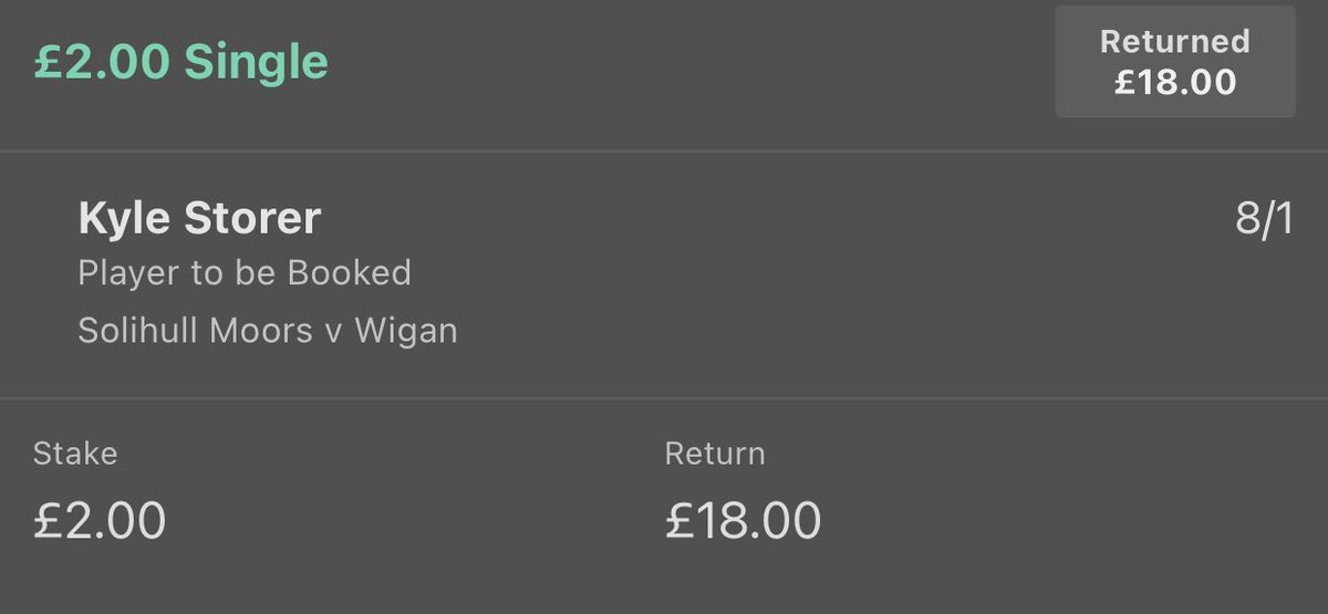 flukeb0y's tweet photo. @bettingvillage Got on at 8/1. Nice 👍 👏 https://t.co/KcmpVKyEqg