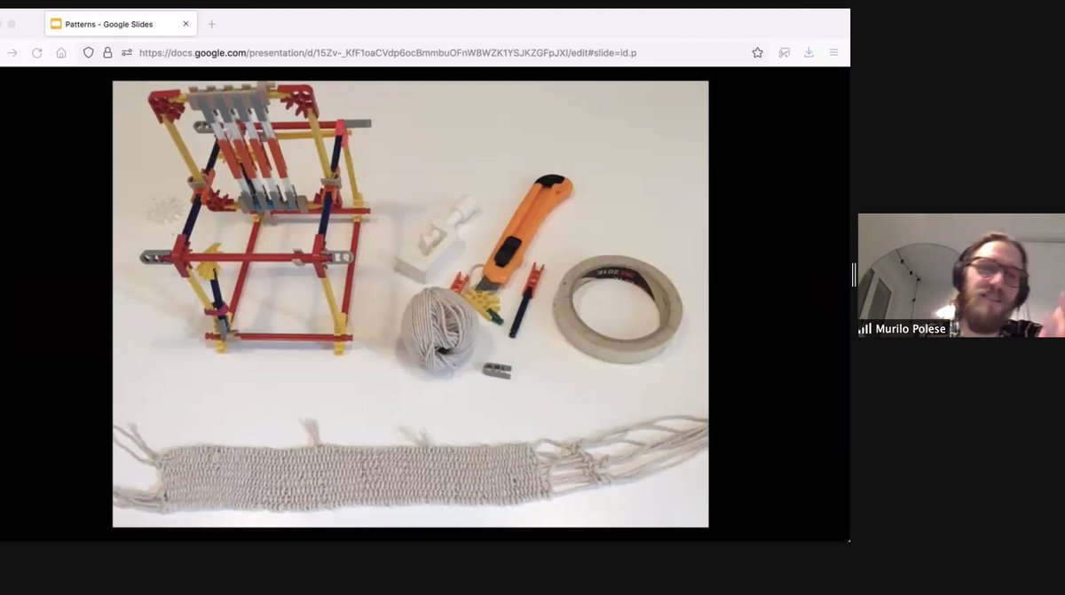 inspiring lecture from <a href="/murilopolese/">Murilo</a> today at <a href="/sfpc/">School For Poetic Computation</a> on Ani Albers + pattern.  He also talked about building looms, "there something really special about feeling computation on your fingertips"