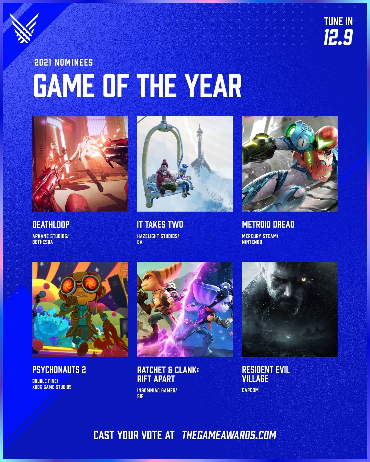 The Game Awards on X: Tweet storm - here are all your nominees across  #TheGameAwards. Vote now:    / X