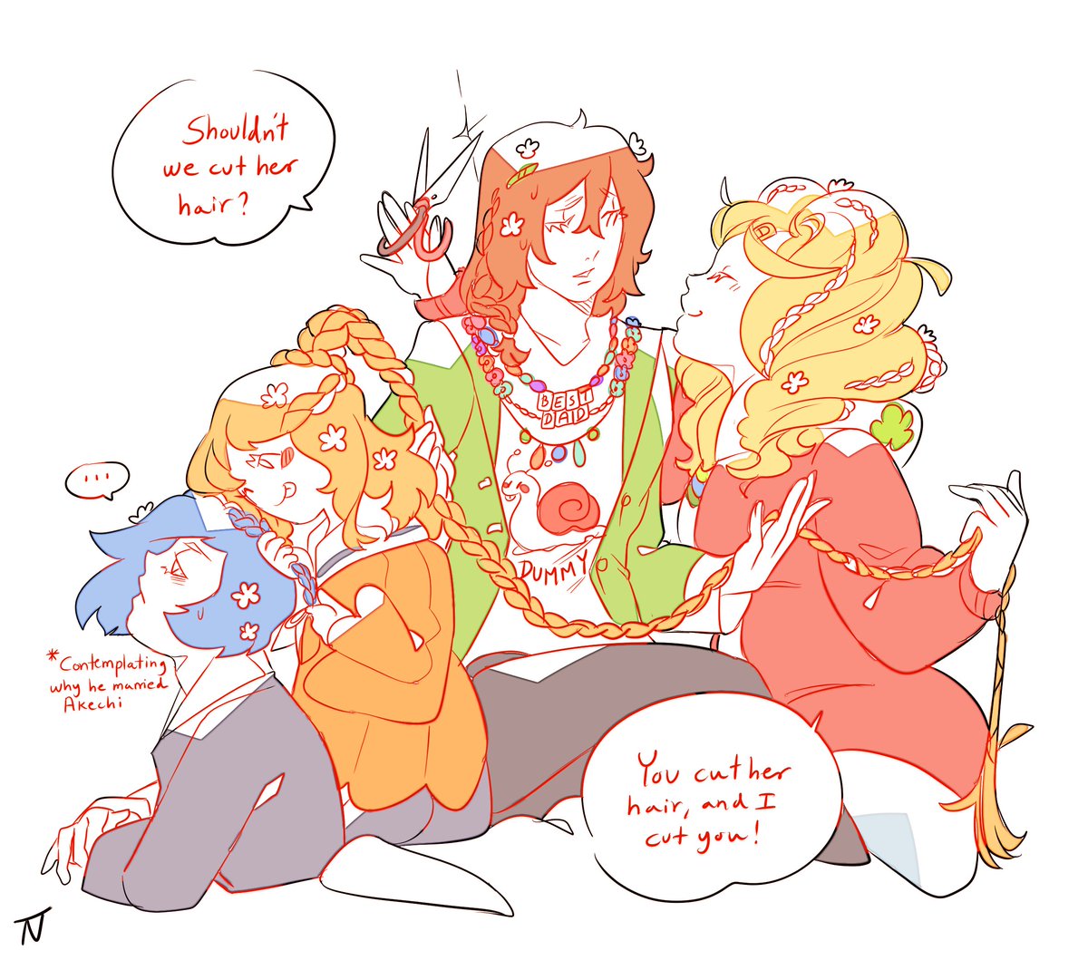 family au is the greatest creation to ever come from my fat juicy shiny brain 