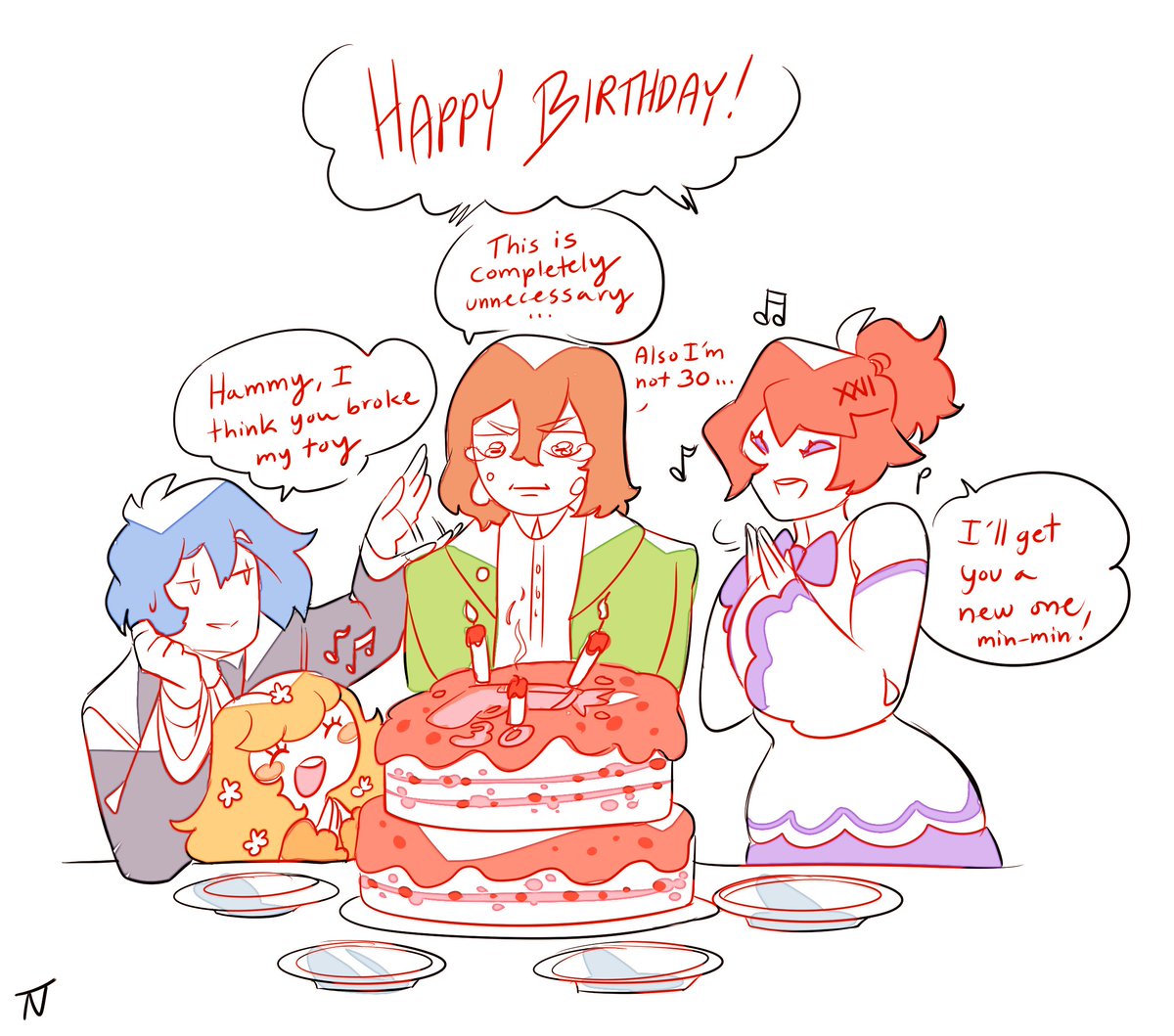 family au is the greatest creation to ever come from my fat juicy shiny brain 