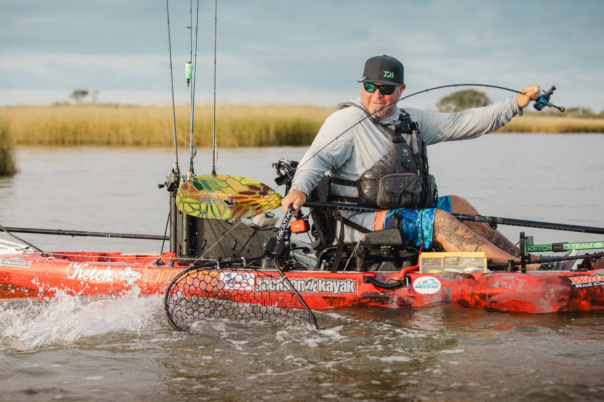 Those <a href="/DaiwaUSA/">Daiwa USA</a> coastals doing work lately!  Red October extended into November!

#kayakfishing #JKThankful #jacksonkayak #torqeedokayakfishing #threebellesoutfitters