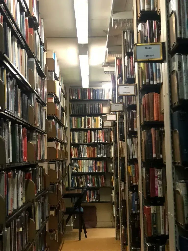 nysoclib's tweet photo. Hello, all #IndieLibraries and @folioseattle in particular. Here's one of our stacks. Can we see yours? #StacksWeek #Books #Libraries #LibraryLife https://t.co/HrdOyhF2Zb