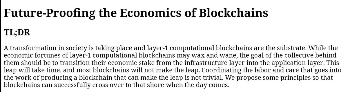 0x0tt0x0's tweet photo. We lay out some fundamental principles for a sustainable development of Blockchain ecosystems in the long term: https://t.co/UPeytYbCyB https://t.co/V3fX1bQ9u9