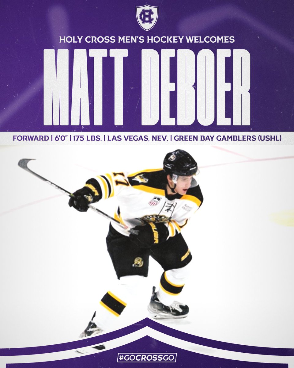 Finally, join us as we welcome Matt DeBoer! 

#GoCrossGo