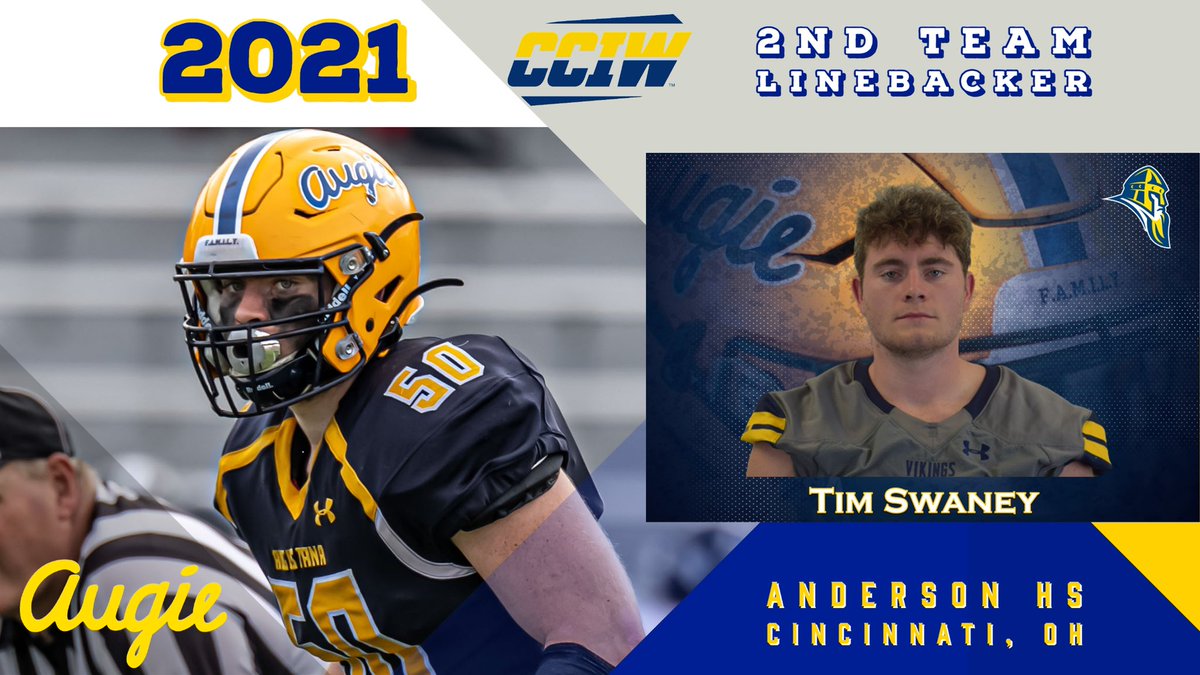 AugieILfootball's tweet photo. Congratulations to the four Vikings selected on to the All-CCIW Team. #theAUGIEway https://t.co/3q0yvUvov6