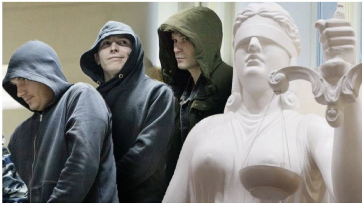 mich261213's tweet photo. «Суд оправдал экс-полицейских, ранее осужденных на 6,5 лет колонии за изнасилование девушки в служебной машине».
Теперь понятно, почему российские суды выносят 0,34% оправдательных приговоров — чтобы защитить насильников из МВД от насильников из ФСИН. https://t.co/kEirBrnOKa