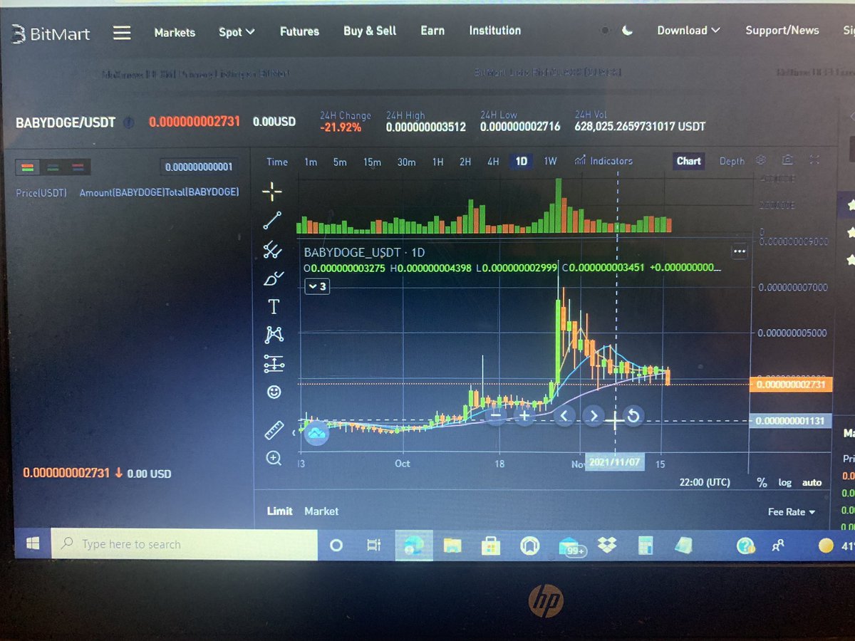 Thomas56742811's tweet photo. I have always been drawn two babydoge an the charts are from today. #SAFEMOONARMY #SAFEMOON #BabyDoge #BabyDogeArmy #HODL #100xgem #BabyDoge1MillionHolders #BINANCE #DeFi #EnhanceToken #OperationSES https://t.co/XevdTX2Qry