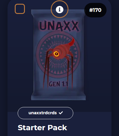 🎉The huge Unaxx public drop is live!
#giveaway 2 Starter Pack!🥳

- Flw @unaxxgame @allerkrans92 and me

- RT #WAX adr👇

- Ends in 72 gl🙏

👉neftyblocks.com/c/unaxxtrdcrds…
💎discord.gg/YfMdvZtQ4N

#NFT #NFTs #NFTCommunity #nftcollector #NFTGiveaway #nftart #WAXP <a href="/WAX_io/">WAX</a> <a href="/AtomicHub/">AtomicHub</a>