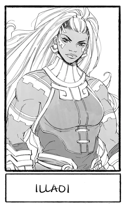 throwback to this illaoi drawing 