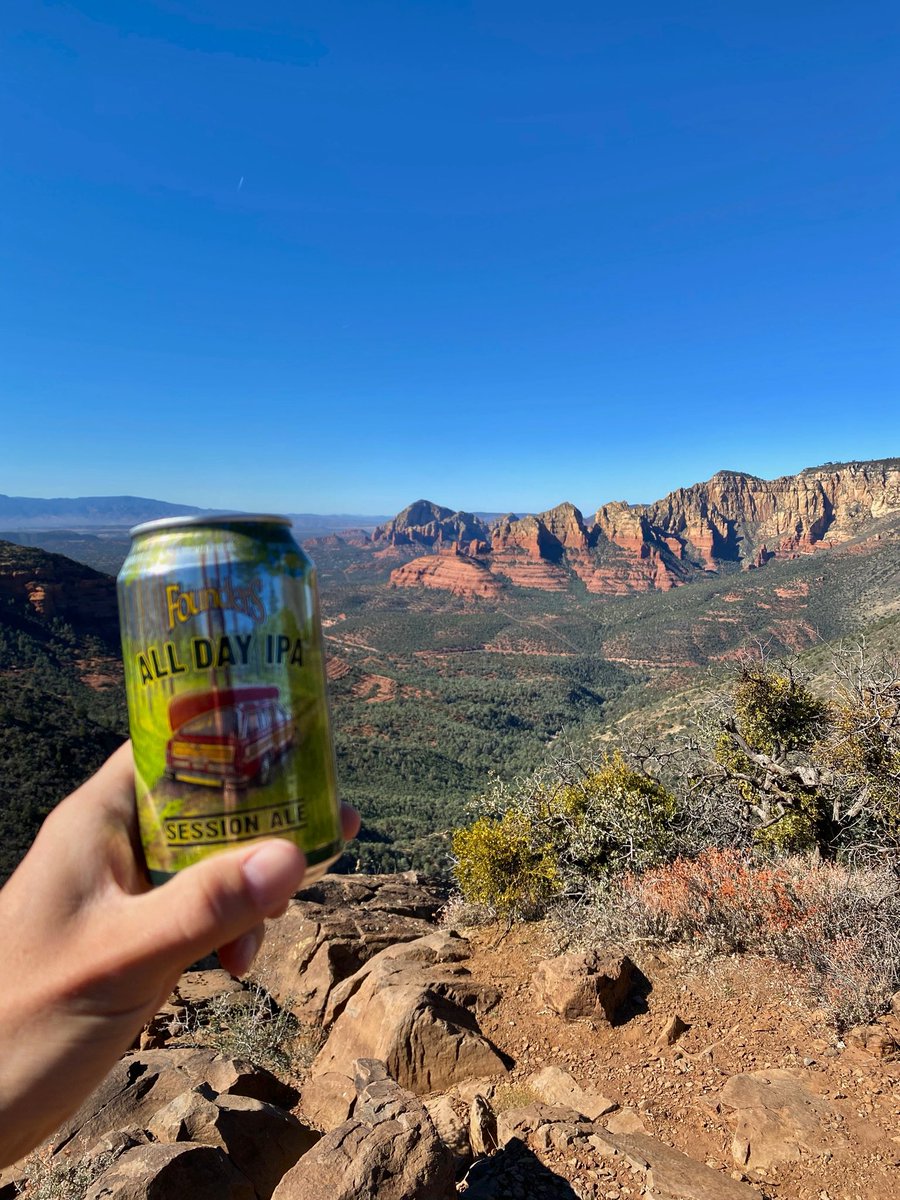 A brew that matches the views. #AllDayIPA #FoundersBrewing #NevadaBeverage  <a href="/foundersbrewing/">Founders Brewing Co.</a>
