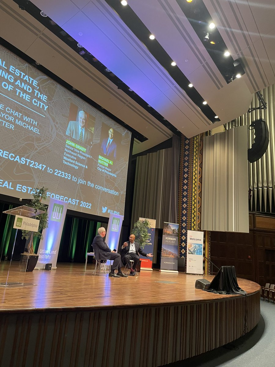LauraSlutsky's tweet photo. Very proud of the @ULIPhiladelphia team today. The #Forecast22 in an unusual year is in the books! Thank you @wittygrittyPHL and all of our leaders for making it happen. We are resilient. The sky is the limit, Philadelphia. Cc @KevMo19130 @KellyCaryPHL https://t.co/ZvQgq2XvDE