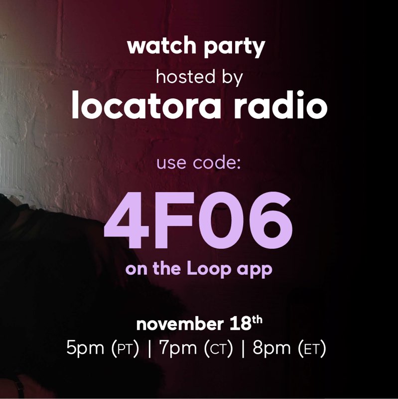 Locatora_Radio's tweet photo. THURSDAY!!! We are hosting a Latin Grammy’s Watch Party for @watchlooptv 🤩🔥✨
Use our code to join our Watch Party the Loop app as we discuss top picks, predictions, and our fave nominees!!!!!
@la_diosafemme @mala_munoz
#locatora #locatoraproductions #loop #LatinGRAMMYs https://t.co/uj4XBSfgWu