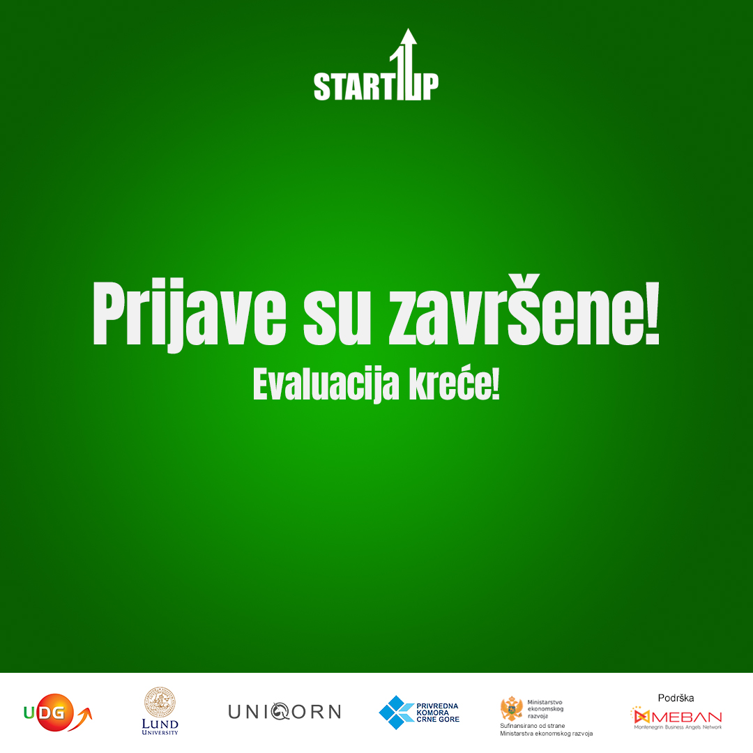start1_up's tweet photo. Prijave su završene! Evaluacija kreće, a vi očekujte mail! Srećno nam!

👉Za sve informacije možete nas kontaktirati na 𝐬𝐭𝐚𝐫𝐭𝟏𝐮𝐩@𝐮𝐝𝐠.𝐞𝐝𝐮.𝐦𝐞!

#mentori #edukacija #start1up #education #entrepreneurship #startups #business #mentors #funding #execution #networking https://t.co/OPX00IL4NI