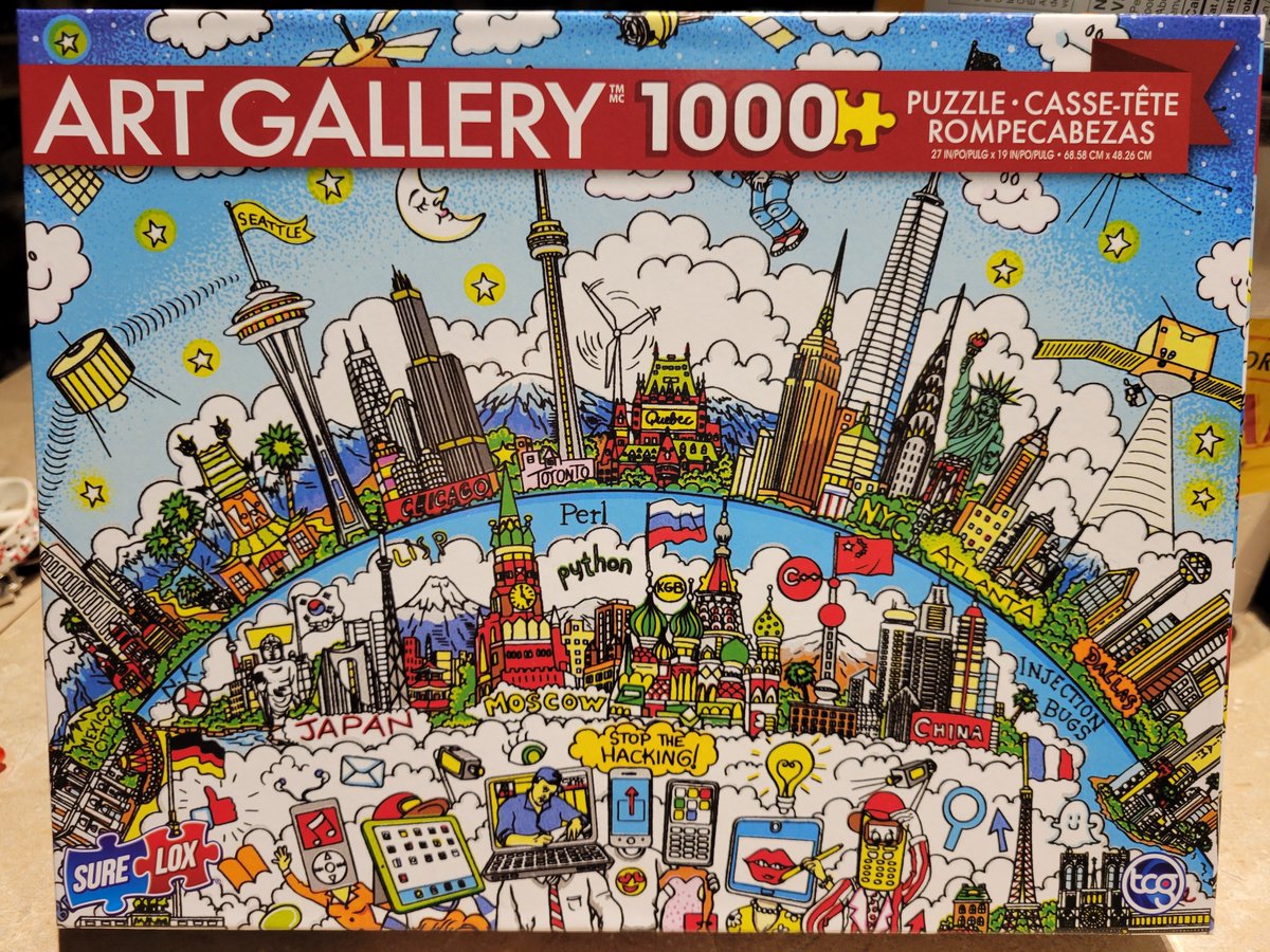 weffey's tweet photo. Walked past this puzzle in the store tonight, had to do a double take. The more I look, I become more confused-- or captivated. https://t.co/Oz9UW1fi0f