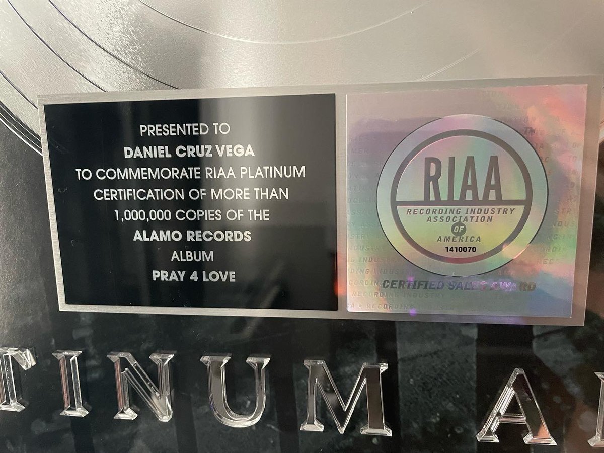 15 years in the making.

I wrote the keys that went platinum on this album 7 years ago.

Patience 🏆
