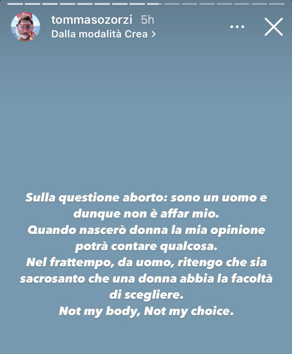 CommentiVari's tweet photo. @tommaso_zorzi 
Non dipendere da nessuno (nemmeno da chi ti da o potrebbe darti lavoro).
Ma soprattutto avere pensieri liberi, sempre.
Con stima a #Tommy 👏

#GFvip 
#Signorini https://t.co/KgaIVno9AZ