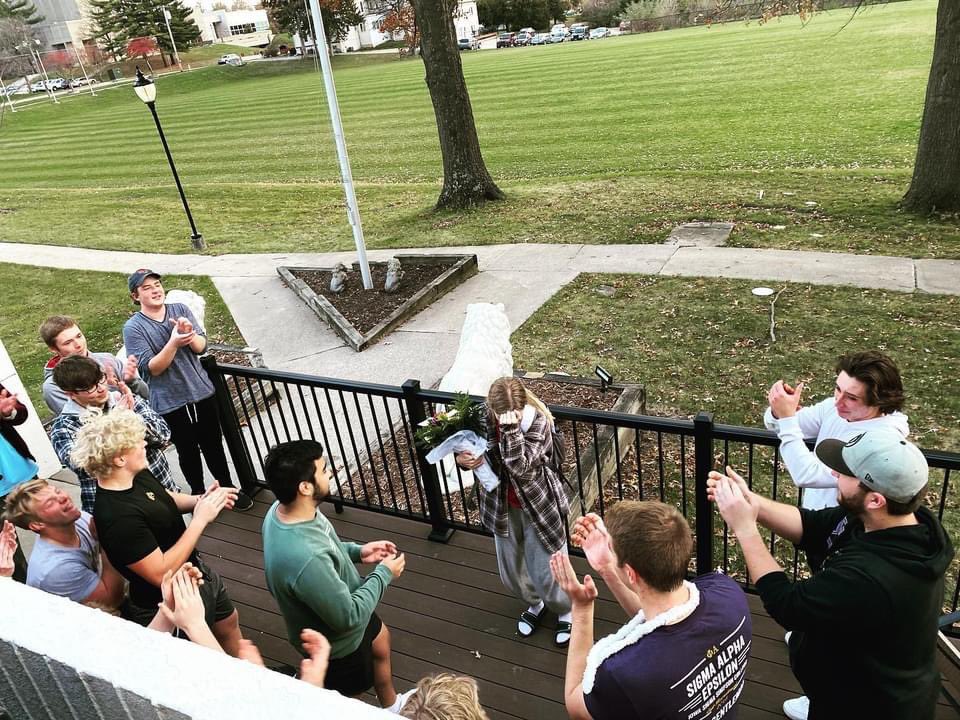 IowaSigma's tweet photo. Today, we welcome our first SAE sweetheart, Taylor Hoffman, to our beloved chapter since 2016! Thank you so much for all you have done for us and continue to do! We can’t wait to make even more memories with you! Welcome to your new home, Iowa Sigma!! https://t.co/phGZOFUyLU