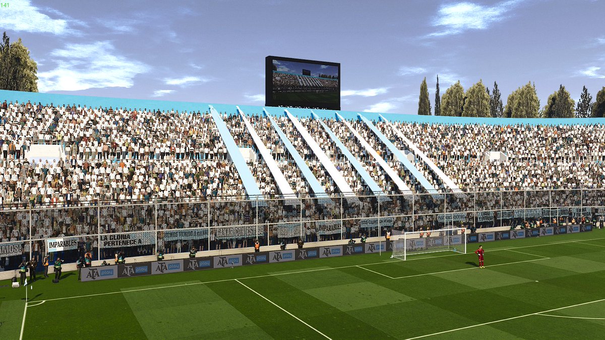 afapes's tweet image. En un ratito se viene #Argentina vs #Brasil por las #EliminatoriasQatar2022 y lo vas a poder recrear al detalle en la v3 de @PESDreamPatch 

Estadio Bicentenario de San Juan by @the_pelado 
@PesEditionAr #PES2021