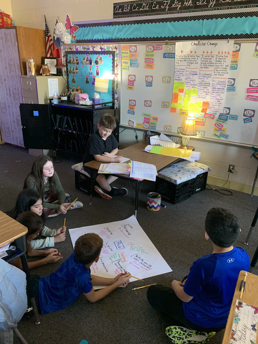 RedmonRoos's tweet photo. Using a character reading strategy from @JSerravallo and the learning progression from @TCRWP to lift the level of our comprehension. These stds blew me away with their character analysis! #roosread #whywisd #crockettroos https://t.co/JbGDNgMnzs