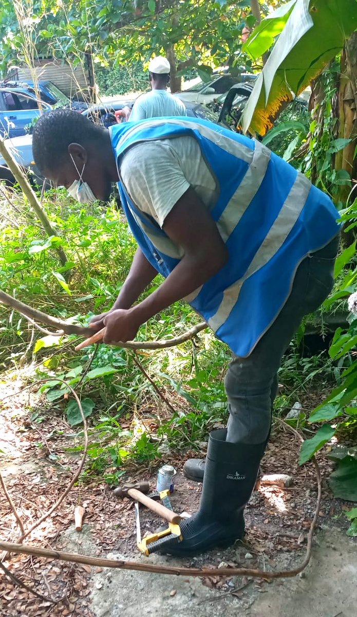 NWCjam's tweet image. NWC's #DisconnectionDrive continued today in Browns Town- St. Ann. The team removed several illegal supplies from the network. Residents have been engaged and advised to settle outstanding balances and to #regularize. #GetLegallyConnected today!