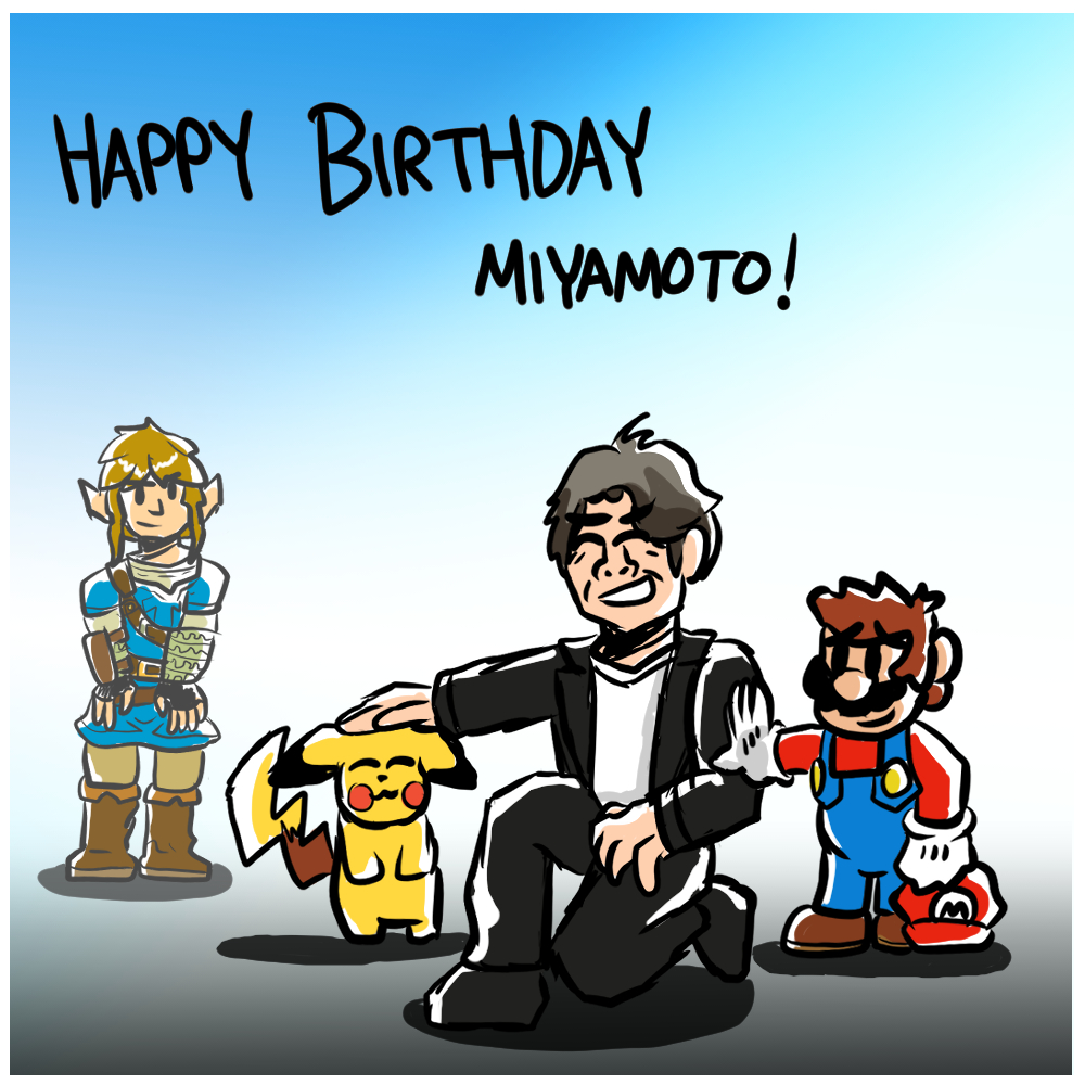 Happy 69th Birthday Shigeru Miyamoto  