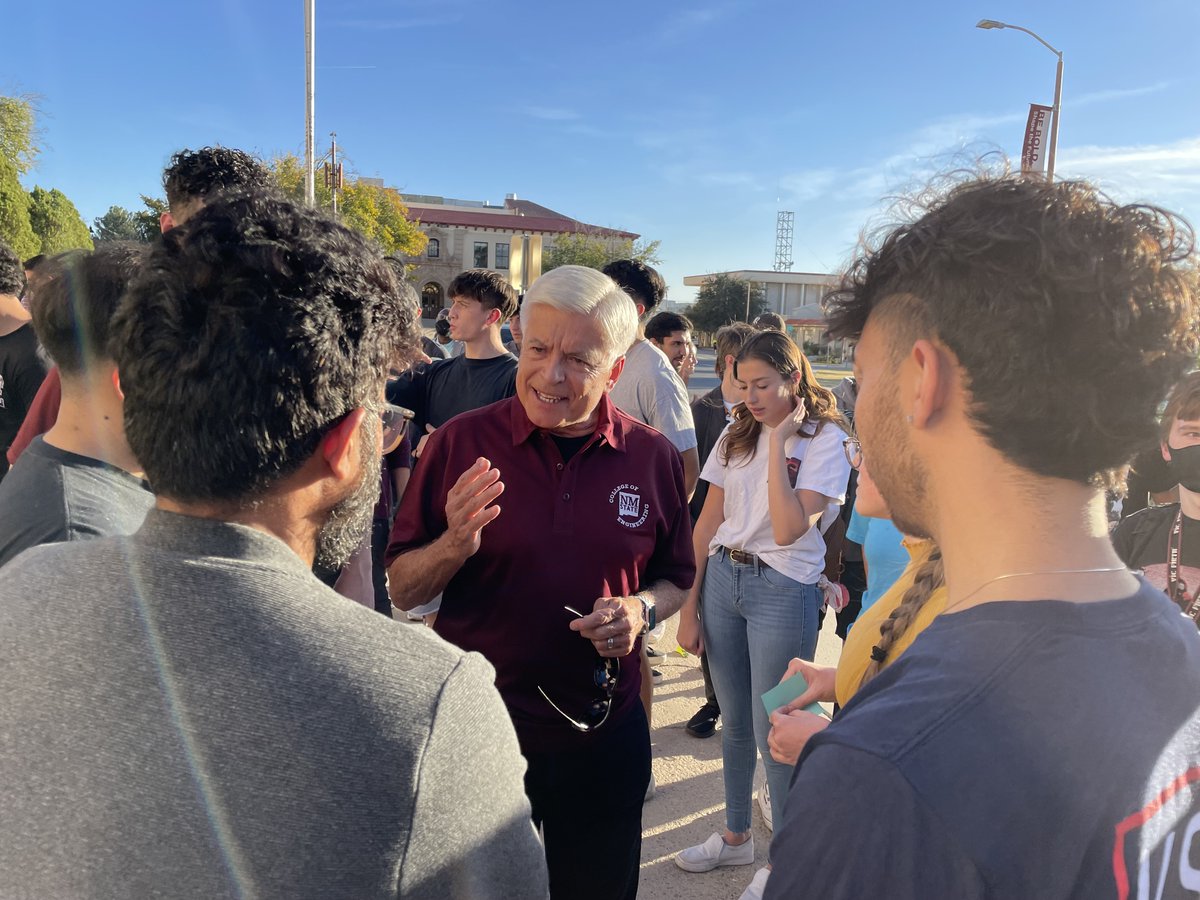 I met with students this afternoon at the steps of Hadley Hall to hear their concerns. I told them I was working to ensure our university provides them the same opportunity for success that it provided me when I was a student here.