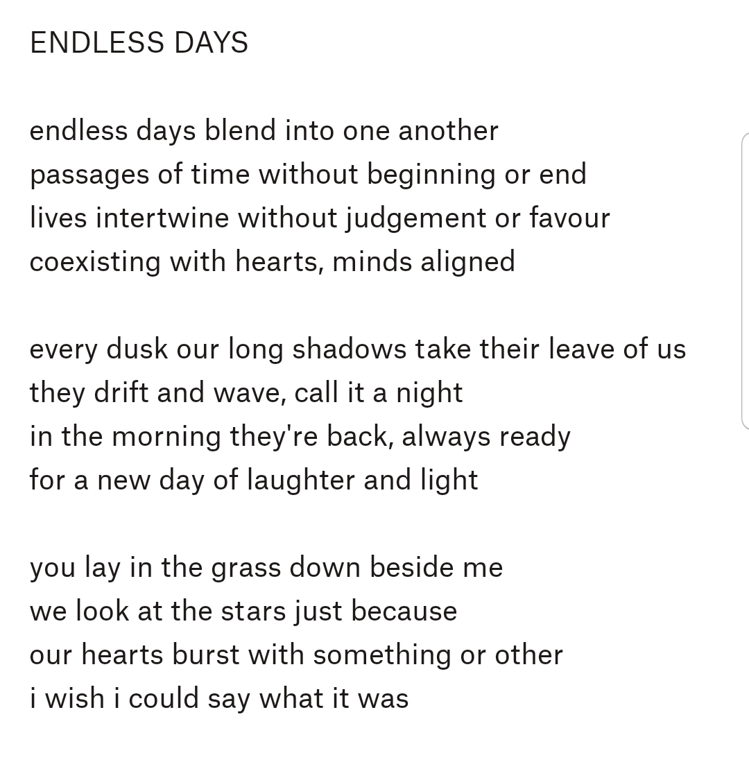 PoetClockwork's tweet image. ENDLESS DAYS

#poetry #poem #poetrytwitter 
#poet #POEMS 
#poetrycommunity