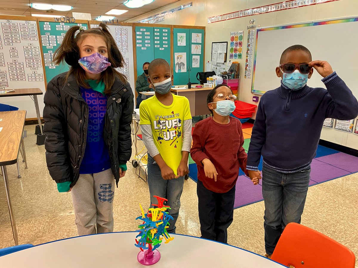 fritzarama's tweet photo. 3rd grade students learning to work together to stack clowns… goal was 10- they got 23!! Teamwork and perseverance! @ChatsworthSch @_derrienTCS @MsLeeTCS @BCPS_SSW @WVUTRICIA @Pdavis5Davis https://t.co/aRwu2qOzDp