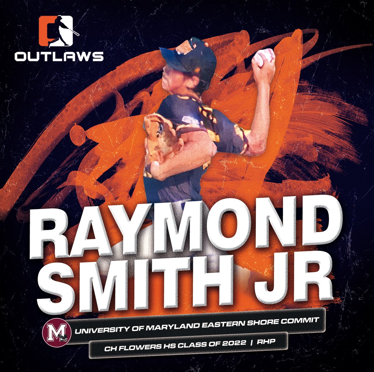 PPOutlaws's tweet photo. Congratulations to Raymond Smith JR on his commitment to play Division 1 Baseball at the University of Maryland-Eastern Shore!
#DevelopCompeteCommit
#collegebaseball #BaseballRecruits https://t.co/95Nx0iVQFU