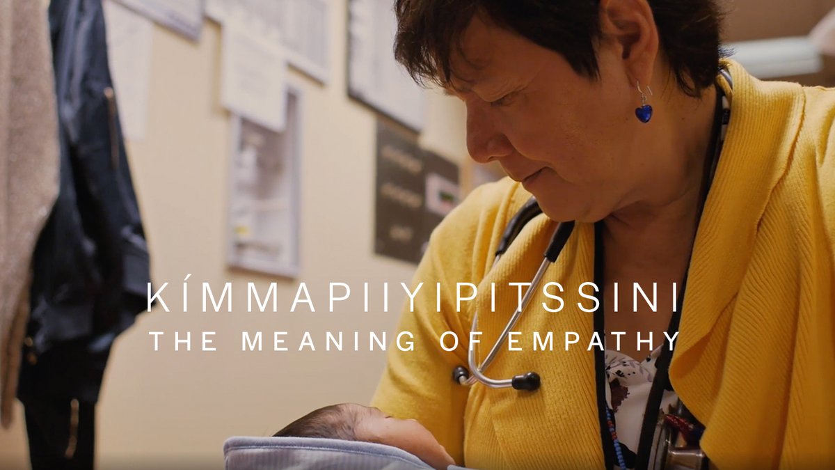 #Kímmapiiyipitssini: The Meaning of Empathy, directed by Elle-Máijá Tailfeathers, has been held over at the Movie Mill in Lethbridge!
Showtimes daily 12:30 pm and 6:30 pm (and sometimes 9:20 pm) thru Thu 25 Nov 🦬 
🎟️ moviemill.com/movie/kmmapiiy…