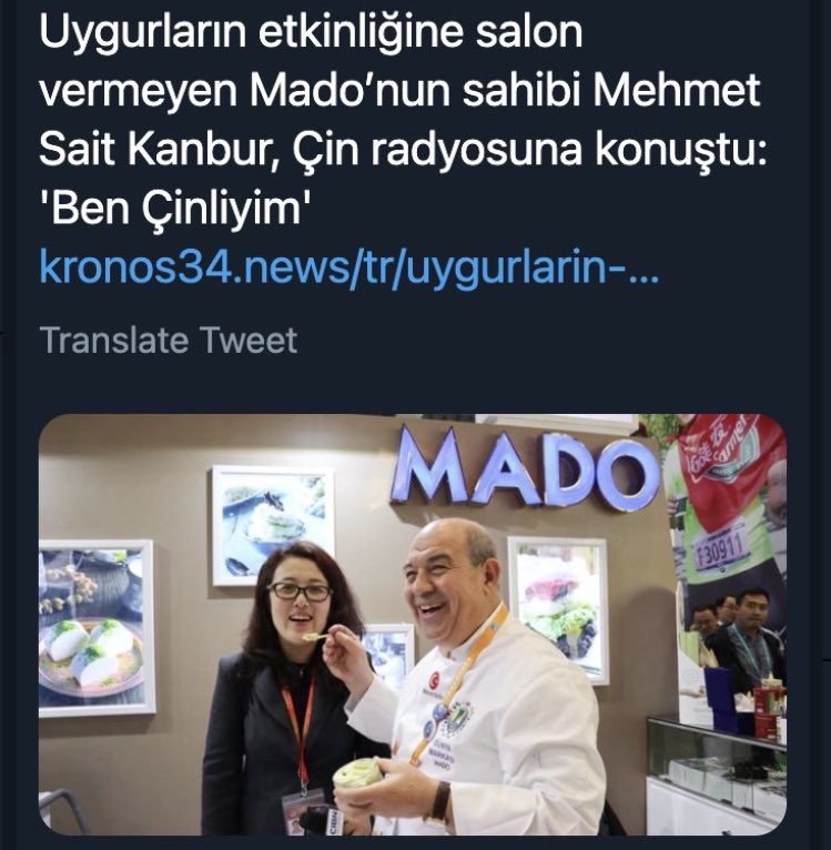 K. Maraş’ta askerlik yaptım oradaki mado da gördüm kendisini .. 
Bir çalışanına iş hayatında elin bok olmasa karnın tok olmaz demişti .. 
Ve ozaman ders niteliğinde algılamıştım ve taktir etmiştim!
Şimdi görüyoruzki senin sadece eline değil o bok yüreğinede bulaşmış!#BoykotMado