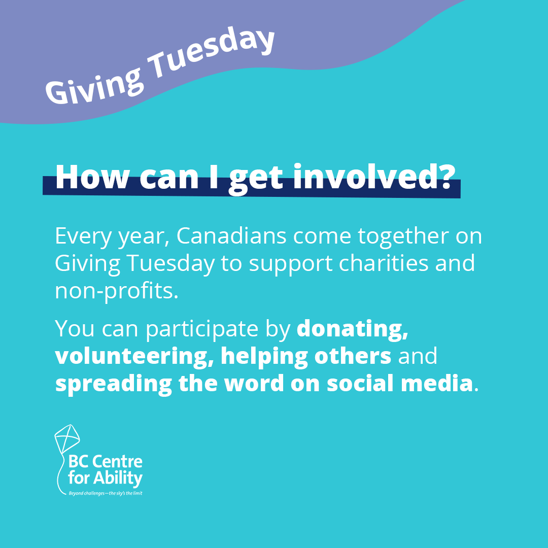 BCCFA's tweet photo. #GivingTuesday is 2 weeks away - the global day of giving that showcases the impact we can have when we all work together and offer our support!
Donations we receive during Giving Tuesday will support our Stepping Stones and THRIVE programs and our Gross Motor Clinic. https://t.co/yfvXa8CbEw