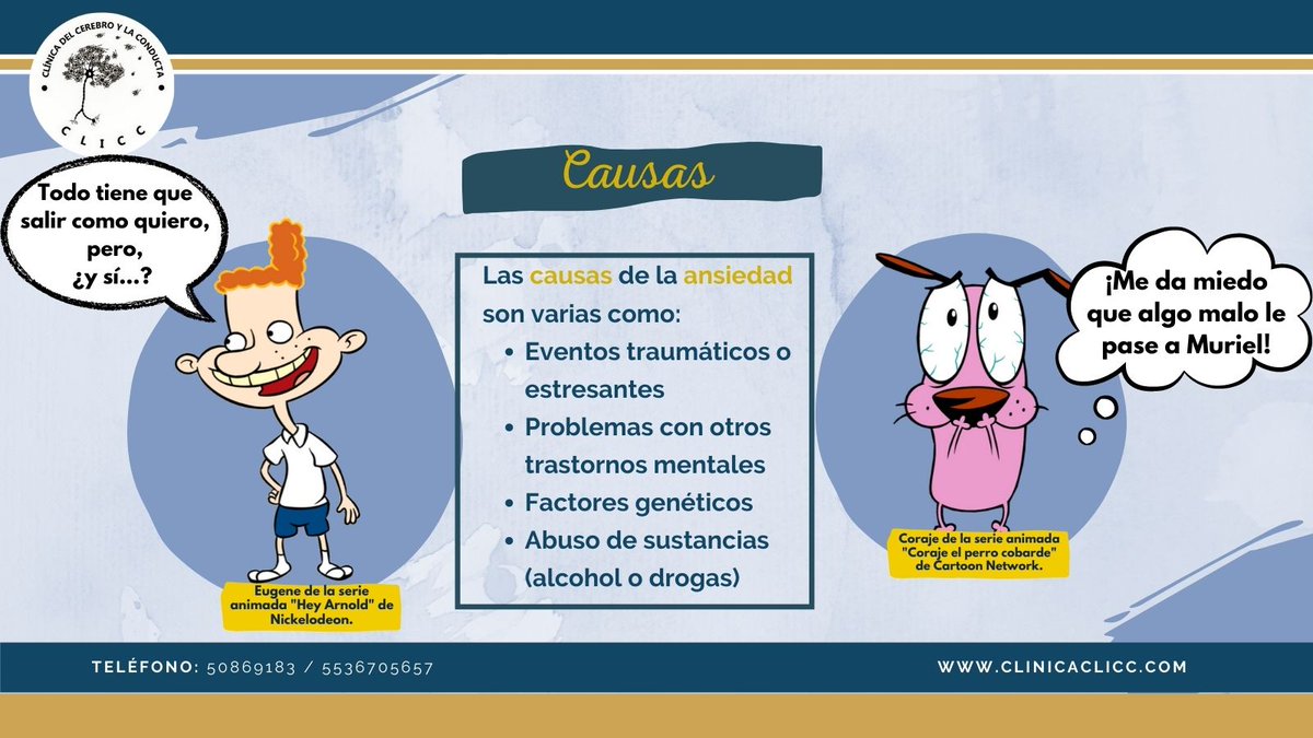 clicc_clinica's tweet photo. ¿Sabes qué es la ansiedad? 🤔🧐🤓
👉 ¡Aquí te lo explicamos!
#GeneramosExperienciasQueCambianRealidades #procesoscognitivos #psicologia #saludmental
Tel.50869183 y 5536705657
¡Haz una cita! https://t.co/yqQjiGVvjn https://t.co/qhKs6rXTCM