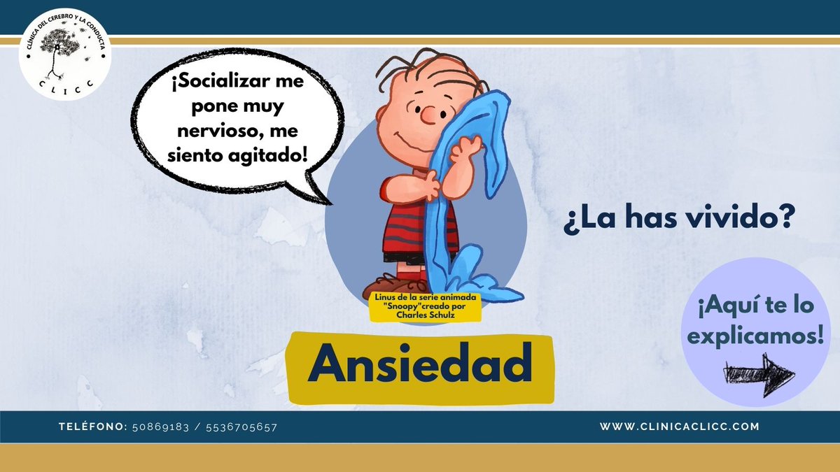 clicc_clinica's tweet photo. ¿Sabes qué es la ansiedad? 🤔🧐🤓
👉 ¡Aquí te lo explicamos!
#GeneramosExperienciasQueCambianRealidades #procesoscognitivos #psicologia #saludmental
Tel.50869183 y 5536705657
¡Haz una cita! https://t.co/yqQjiGVvjn https://t.co/qhKs6rXTCM