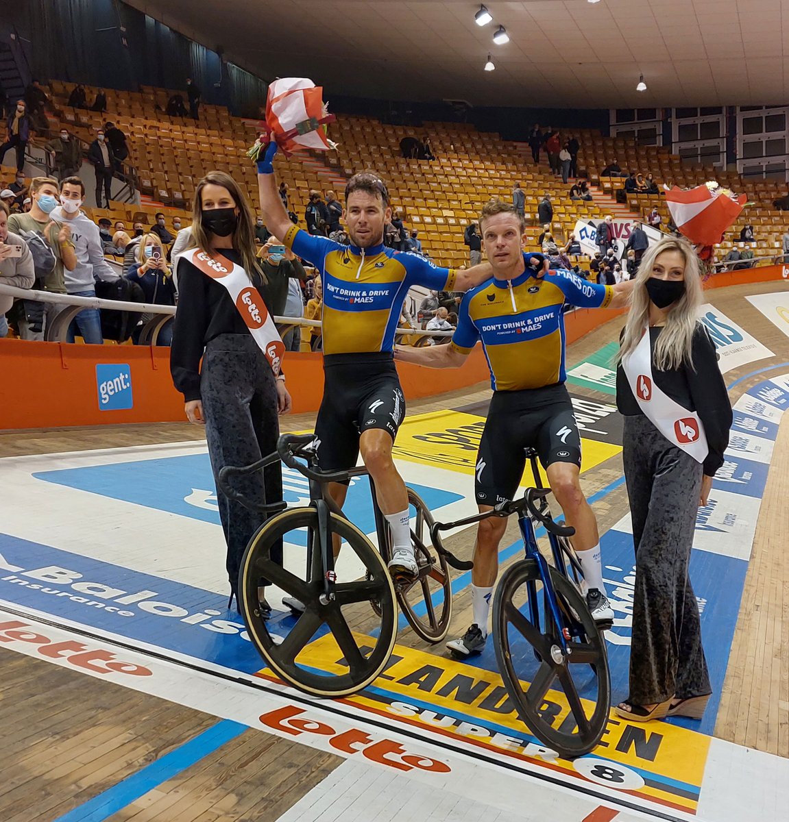 zesdaagseGent's tweet photo. Results of the last event of the first day, the madison. #zesdaagsegent #ghent6day https://t.co/JXu9HZLOoY