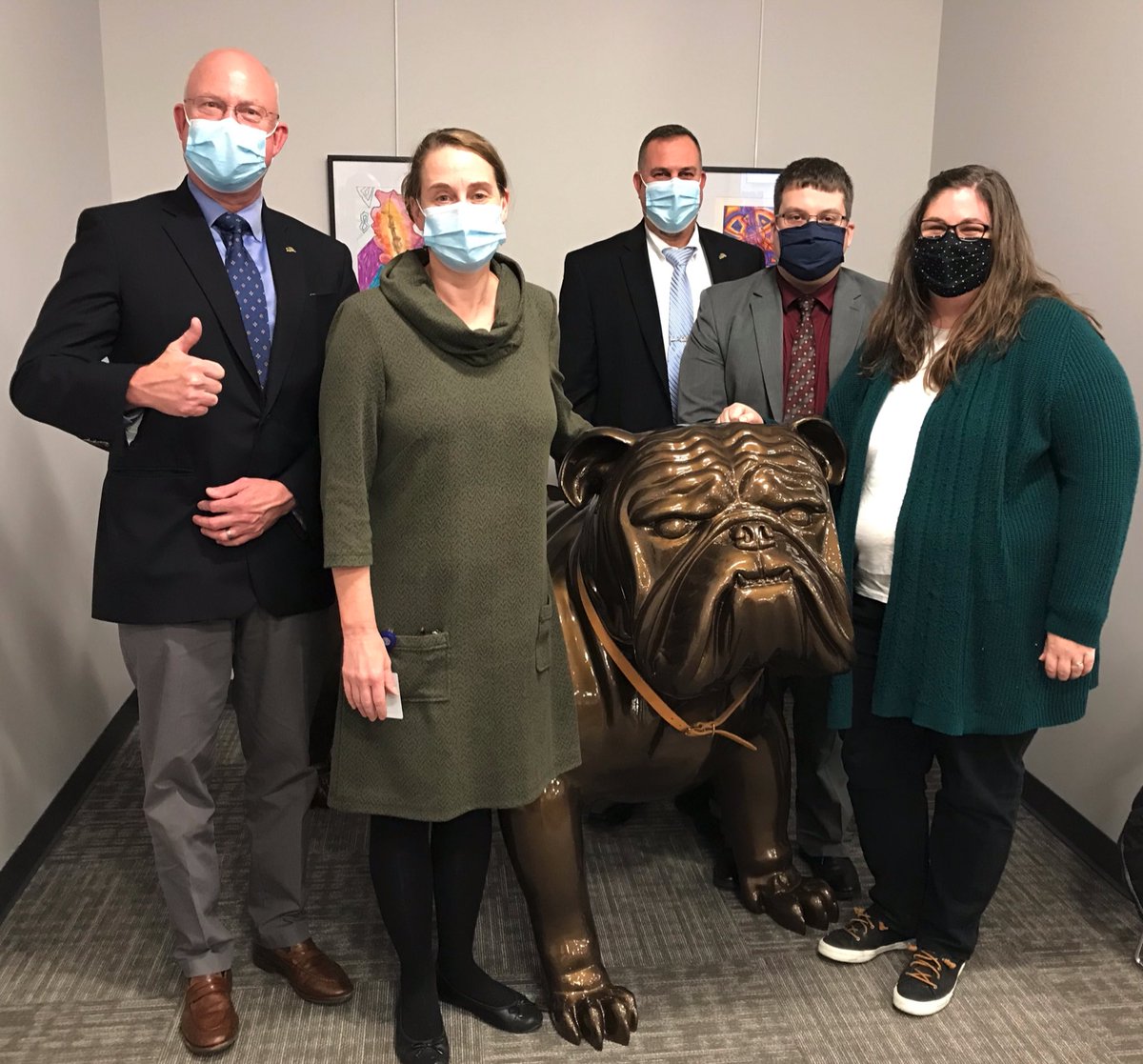 wyasdblue's tweet photo. Ms. Tonia Sallaway, learning support, Trimmer, &amp; Ms. Teresa Gallup, Project Lead the Way, Middle School, were recognized during the Board meeting for being nominated for Outstanding Teacher Awards by the Shippensburg University Study Council! 
#wyproud #wyasd @WYAMSPrincipal https://t.co/KuMU4qJJFJ