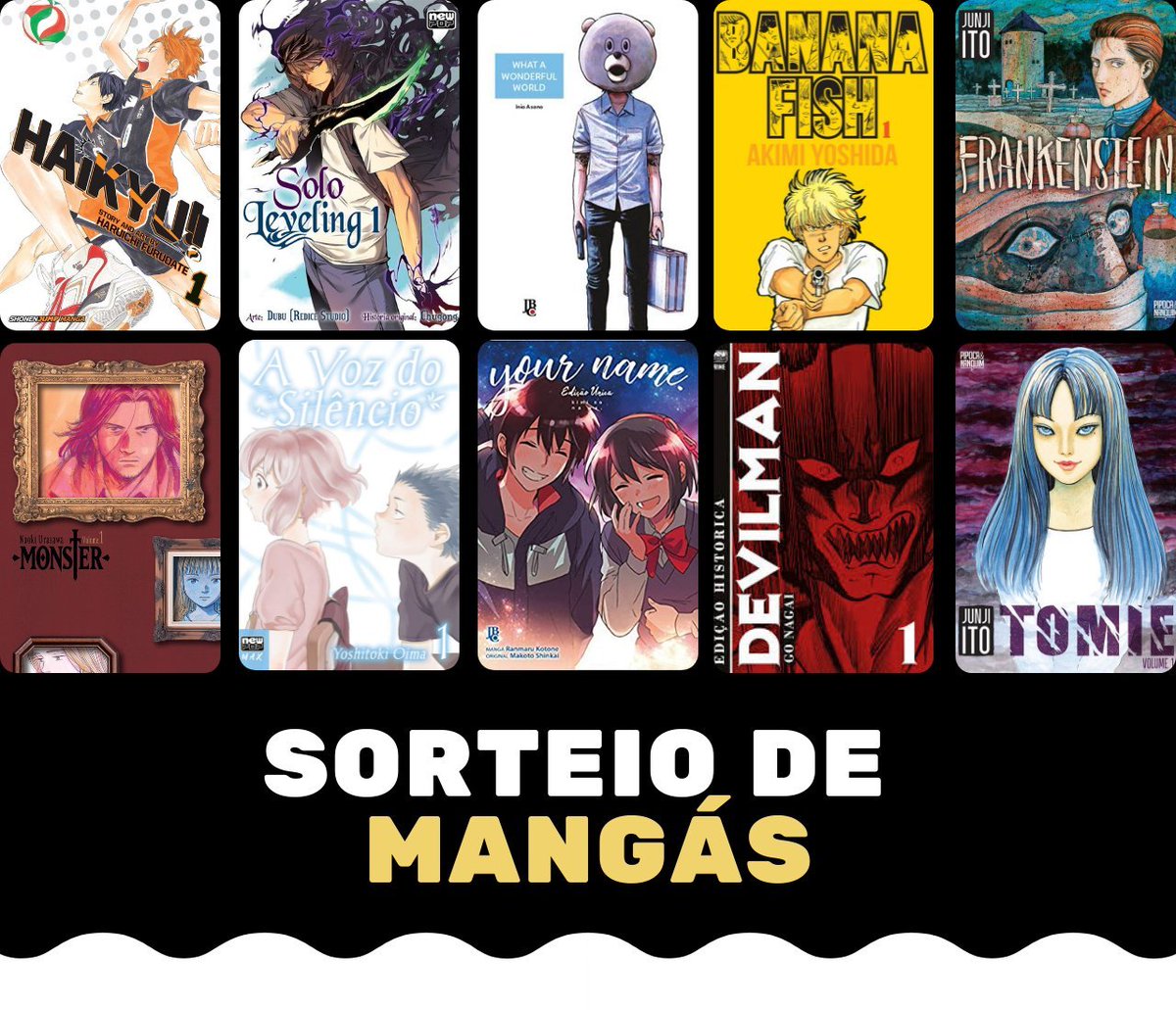 AvisoDeOferta's tweet photo. ✨Sorteio Especial✨

📌O Ganhador leva um Mangá da Imagem!

🔰Regras
-Seguir @AvisoDeOferta 
-Dar RT e Like ❤️
-Comentar o Mangá que vai querer caso ganhe!

📍Resultado quando chegarmos a 21k de Seguidores🔥🔥🔥 https://t.co/X7jA6LUfjI