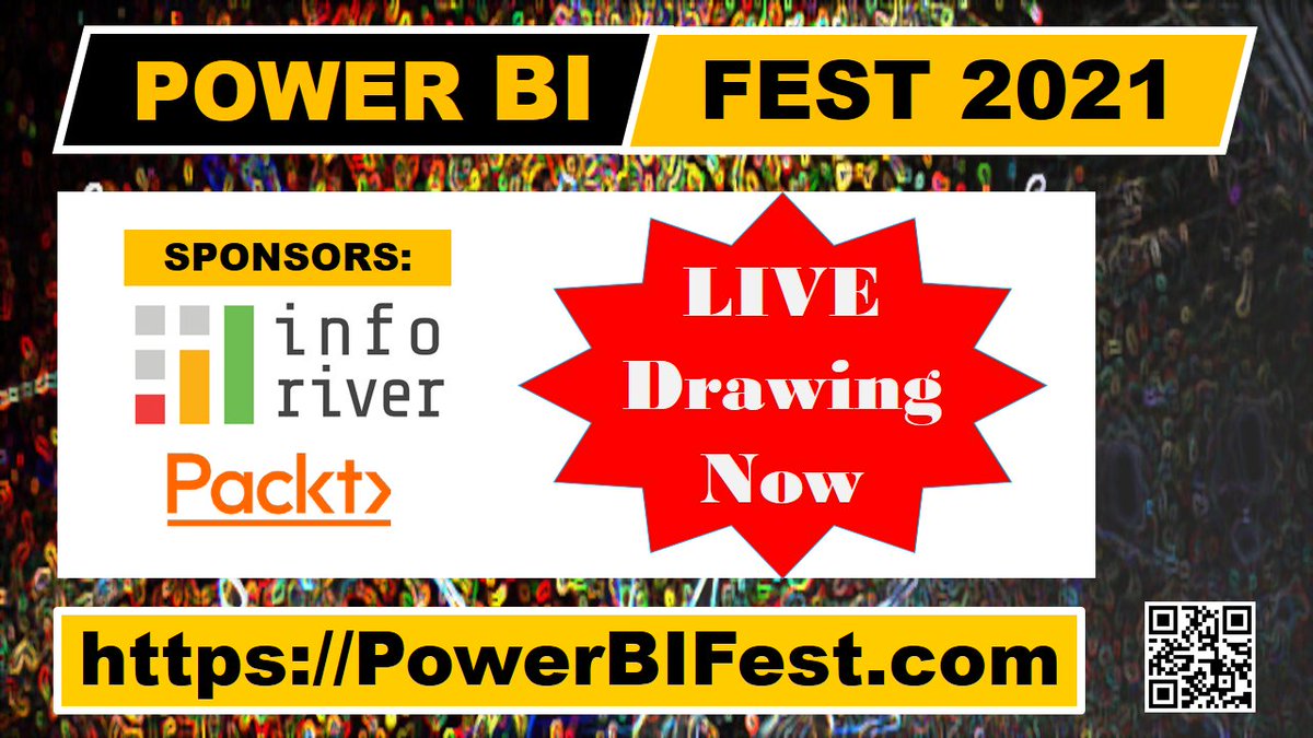Watch the Raffle Drawing Live!!!
Thanks to our sponsors <a href="/InfoRiver/">inforiver</a> and @Packt
In Just a Few Minutes at the end of the SFPBI UG Meeting

Enter To Win Gift Cards &amp; Books at forms.office.com/r/kgD1VQXbhK

Watch it at youtu.be/qt-lB5duv1E

#PowerBI #PowerBIFest