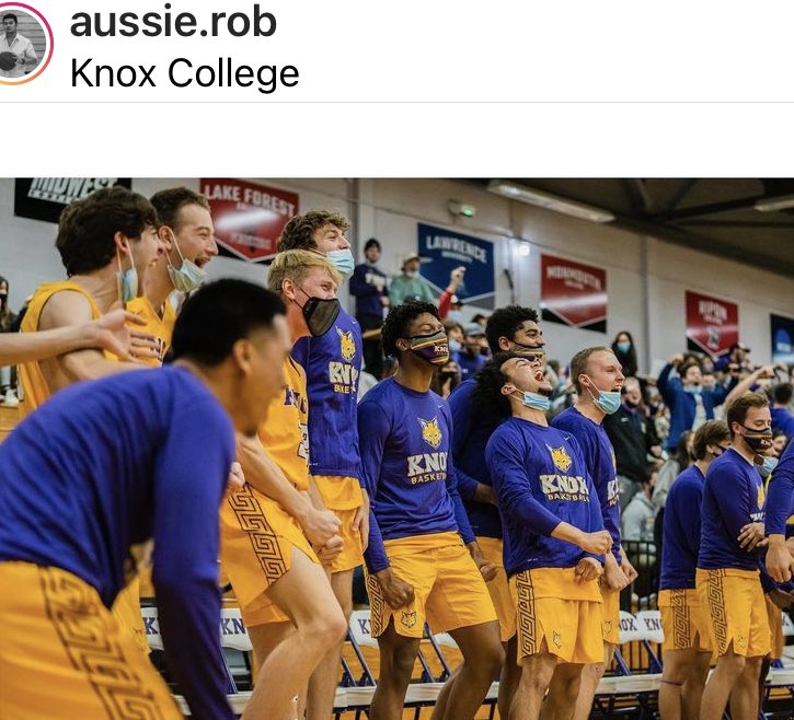 hshoops25's tweet photo. I’ve watched a lot of D3 basketball so far this season. In person, and streaming. I’ve yet to see an entire bench as engaged and enthusiastic throughout, as I’ve seen at @KnoxMBB. #MWC 
#Culture #d3hoops #Team https://t.co/EwP2rwwLIV