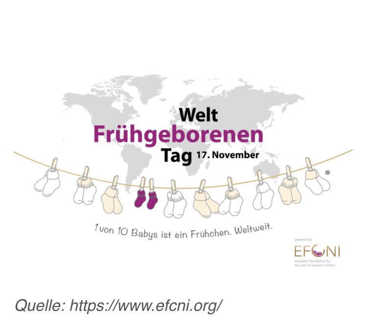 NICUnurse9111's tweet photo. 💜 Der 17. November ist der #WorldPrematurityDay. Jedes 10. Kind kommt zu früh auf die Welt. Wenn ein Baby vor der 37. SSW zur Welt kommt, gilt es als „Frühchen“. Die meisten wiegen unter 2500g. 💜 #NICUHelden #StarkerStart #kleineHelden https://t.co/V66l84QgT7