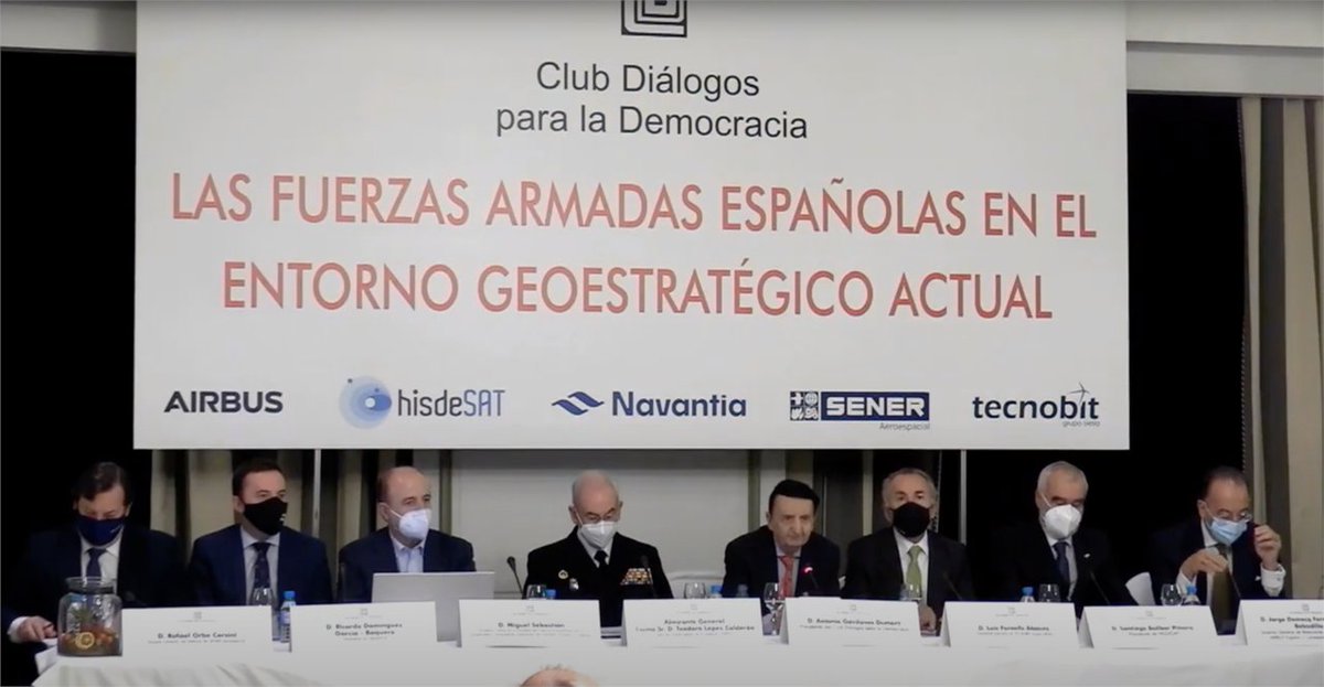 KalmaTV's tweet photo. Ya podemos disfrutar en #diferido del streaming que realizamos en #directo #LiveStreaming #LiveStream Desayuno Informativo LAS FUERZAS ARMADAS ESPAÑOLAS EN EL ENTORNO GEOESTRATÉGICO ACTUAL por cortesía de #DiálogosDemocracia disponible en https://t.co/bleXiEgddg https://t.co/g9EAyH6skF