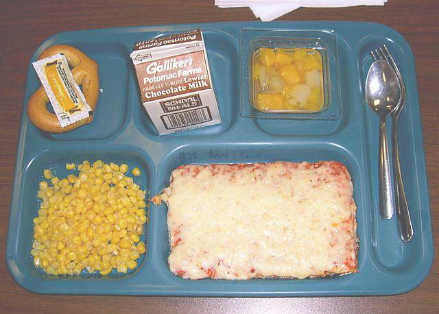 Rectangle pizza was the school equivalent of a ballpark hot dog. There’s no logical justification for the deliciousness but you couldn’t fight it.