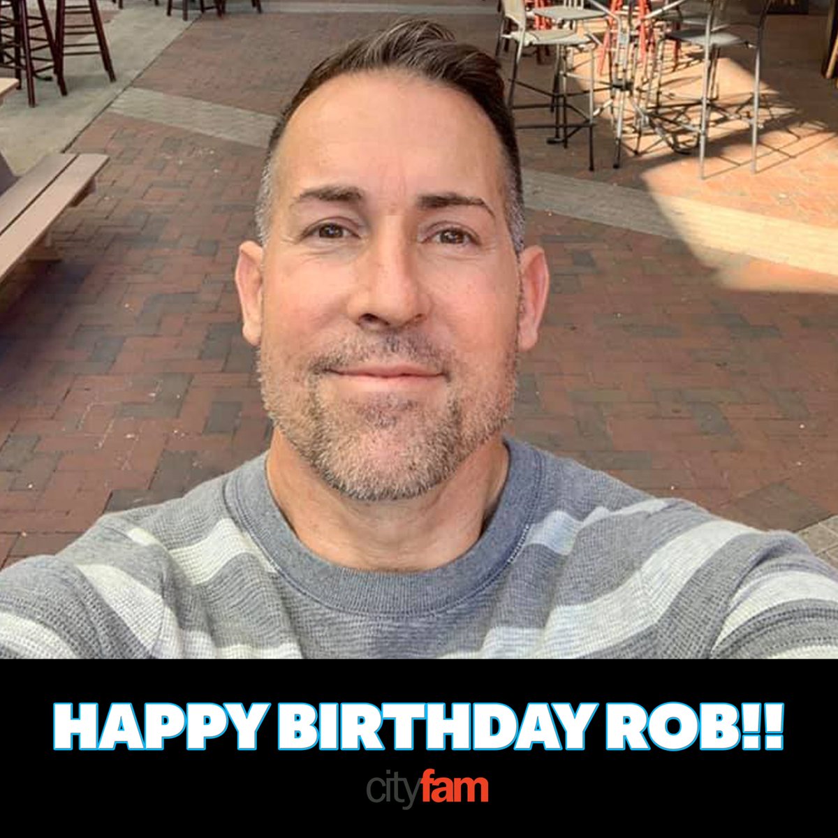 TheCityFam's tweet photo. Happy Birthday Rob! 🎂 Today we're celebrating our founder and  friend Rob Kowalski 🎉🎊🎈 https://t.co/yPIH8VmEMU